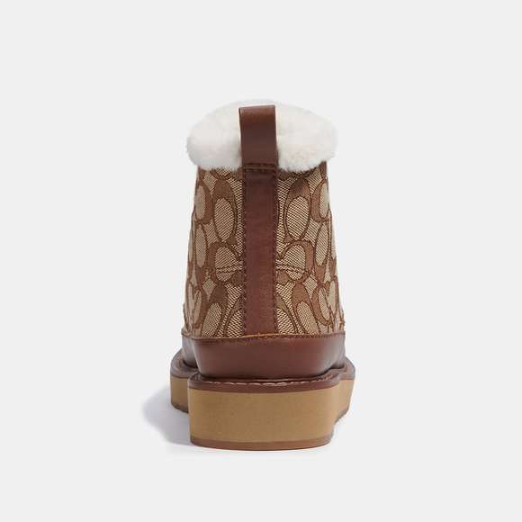 NWT Coach Outlet Imani Boot In Signature Jacquard - Picture 3 of 5